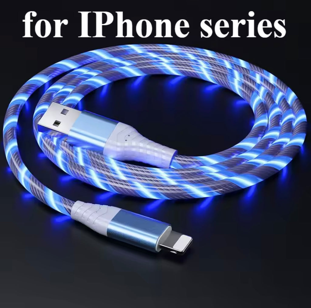 Cable de charge rapide flux lumineux USB Type C câble 5A