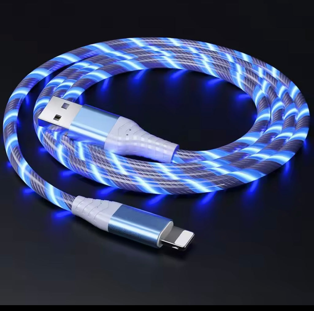 Cable de charge rapide flux lumineux USB Type C câble 5A