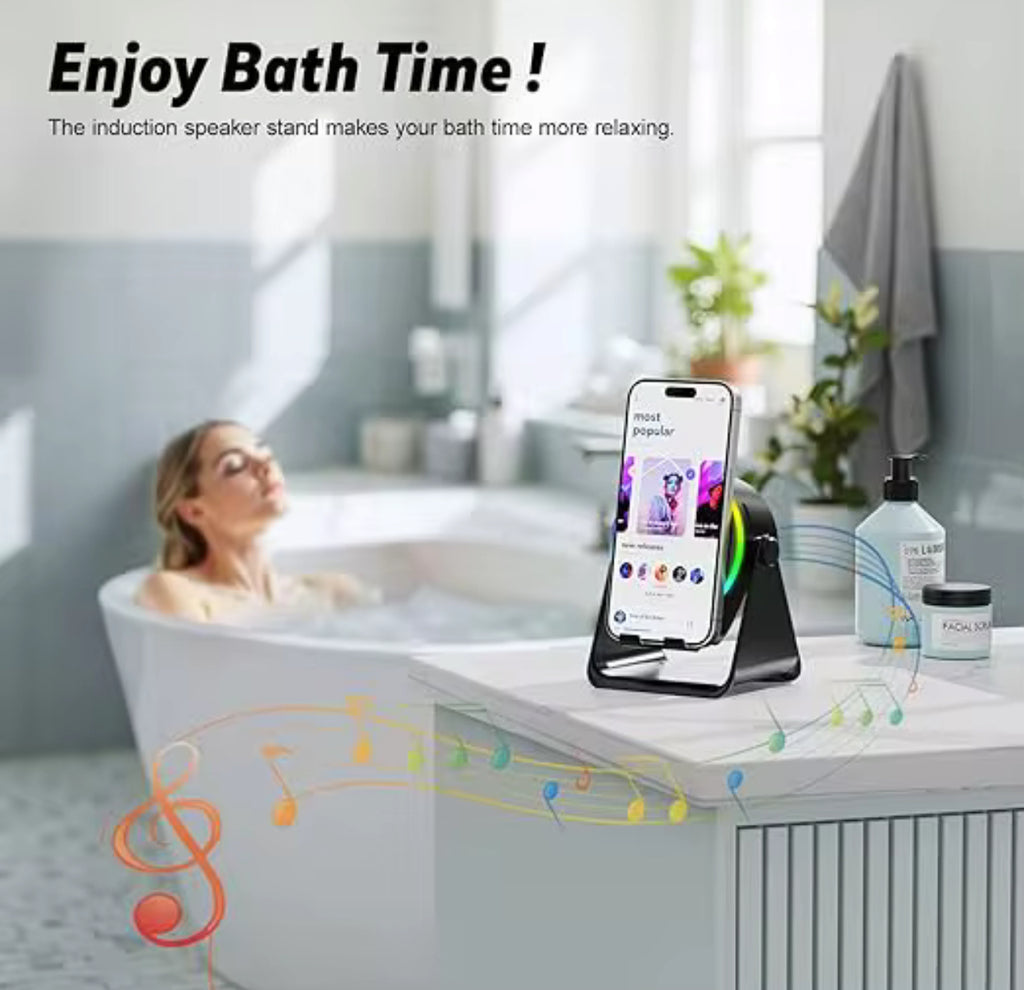 Support portable à induction, BT Mini haut-parleur